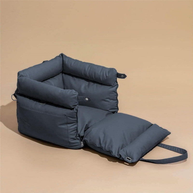 Luxury Pet Car Seat & Travel Bed – Booster for Small Dogs & Cats