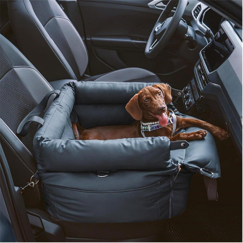 Luxury Pet Car Seat & Travel Bed – Booster for Small Dogs & Cats