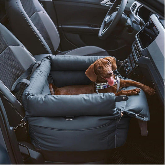 Luxury Pet Car Seat & Travel Bed – Booster for Small Dogs & Cats