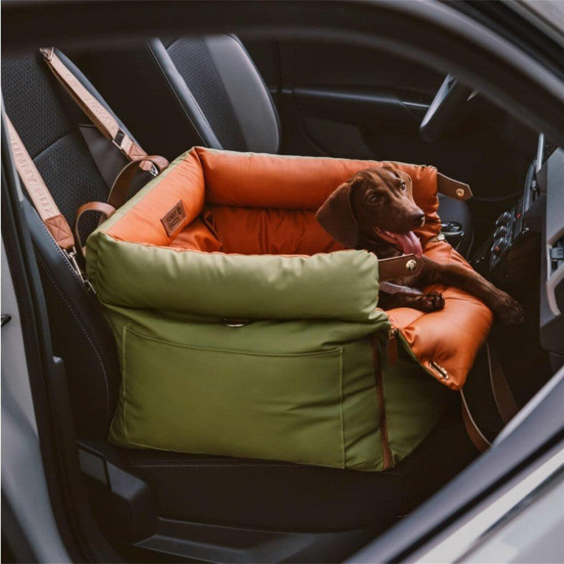Luxury Pet Car Seat & Travel Bed – Booster for Small Dogs & Cats