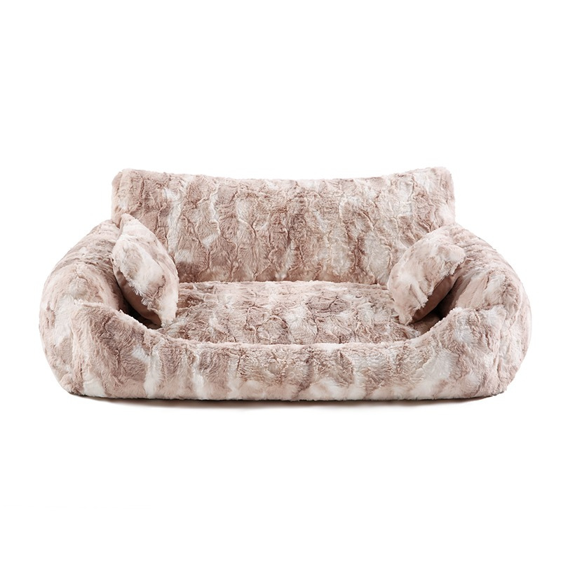 Fluffy Nesting Dog Bed for Cat and Small Dog