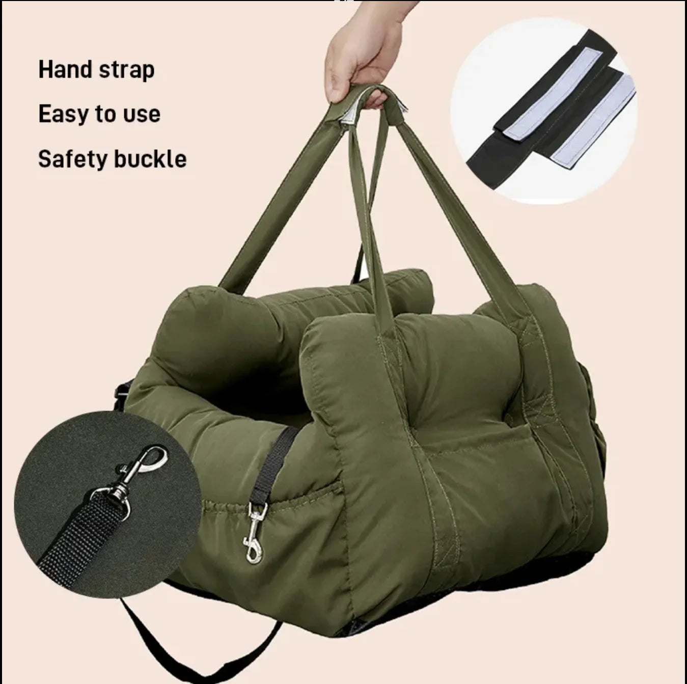 Eco-Friendly Dog Car Seat