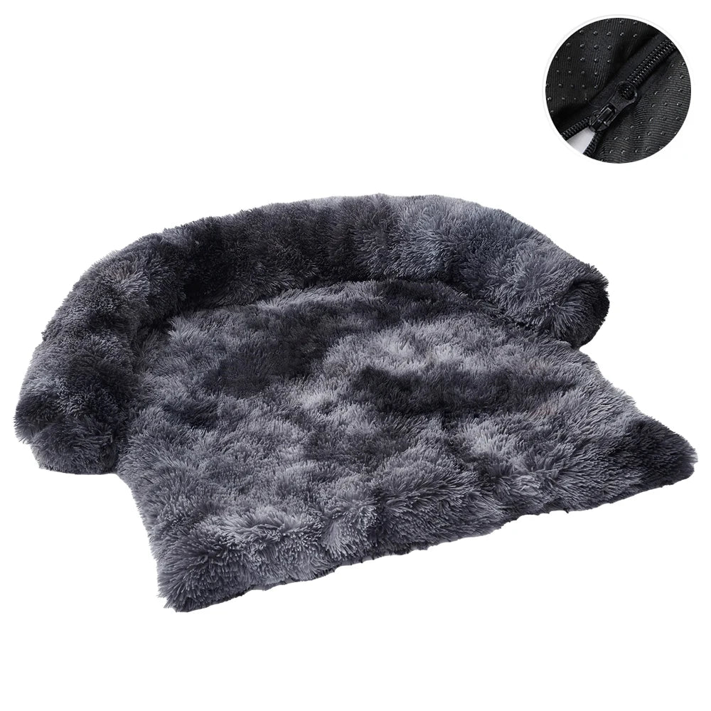 Removable Plush Pet Dog Bed Sofa for Large Dogs