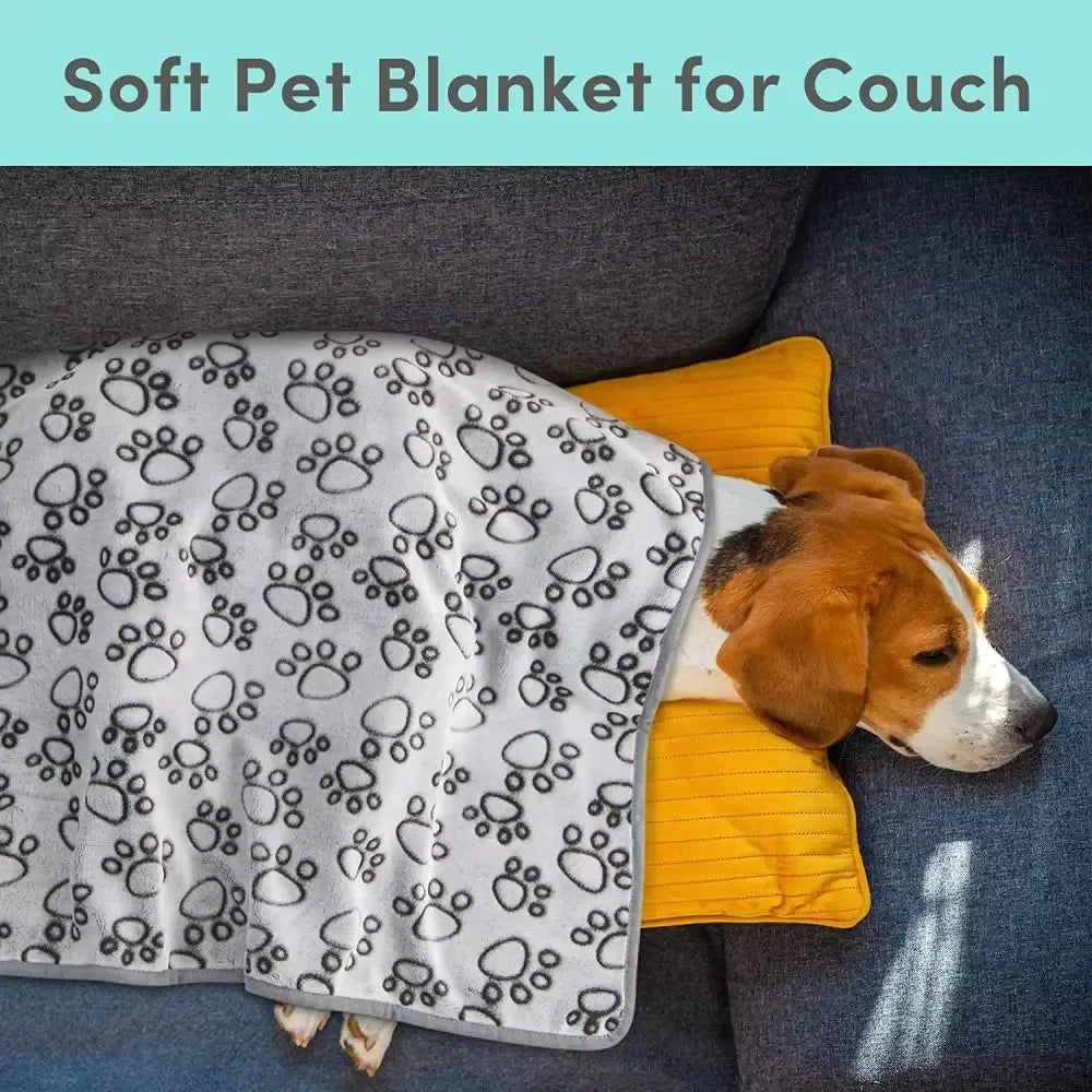 Fuzzy Comfort Dog Blanket Ultra-Soft, Warm and Cozy