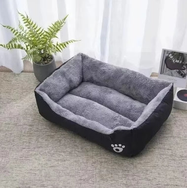 Luxury Waterproof Ultra Soft Pet Dog Bed Rectangle Washable