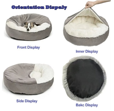 PawComfort™ Orthopedic Calming Donut Bed